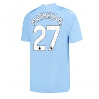 Manchester City Matheus Nunes #27 Replica Home Shirt 2023-24 Short Sleeve